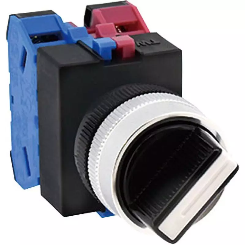 IDEC Dia. 22 Tw Series Asw Type / Arrow Handle Selector Switch Silver 600 V, ASW3302