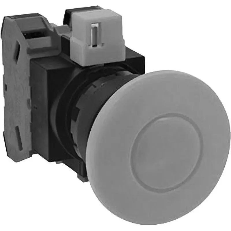 IDEC Hw Series Push Button Switch Large Type 1B Screw Terminal White, Hw1B-M401W