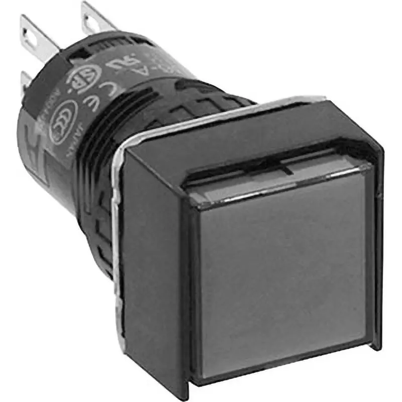 IDEC A6 Series Push Button Switch (Square) 1C Non-Illuminated , Ab6Q-A1Pls