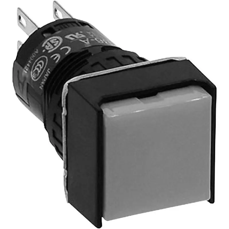 IDEC A6 Series Push Button Switch (Square) 1C Non-Illuminated , Ab6Q-A1W