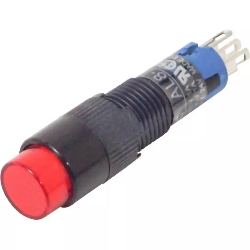 IDEC A8 Series Illuminated Push Button Switch (Round) 8 Mm Mounting Hole Diameter, Al8M-A11R
