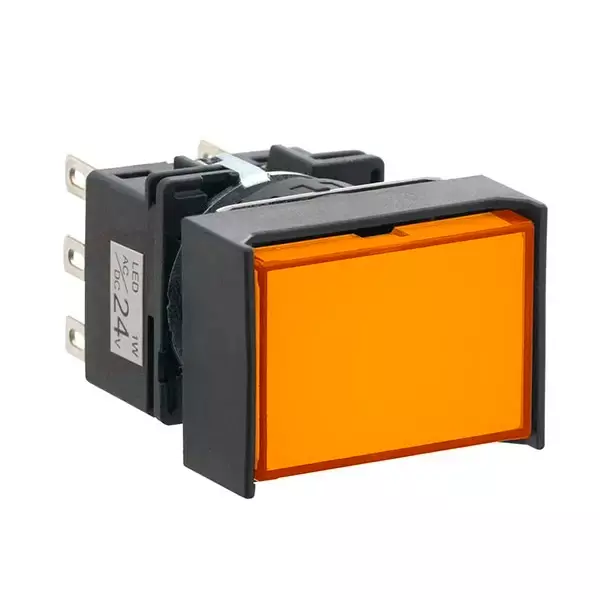 IDEC 16 LB Series Push Button Switch (Long Square) 1C Soldering Tab Terminal, LB3B-A1T1LA