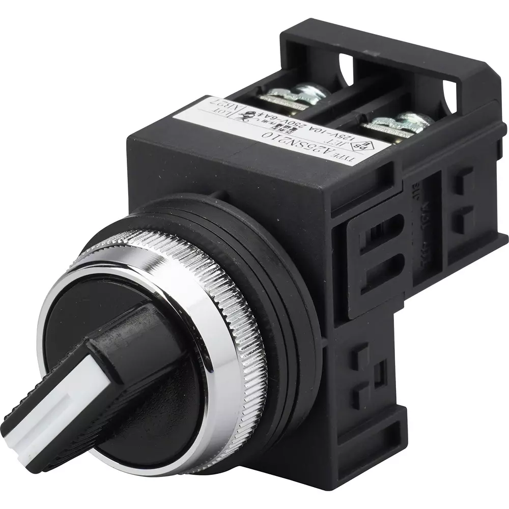 MonotaRO Selector Switch Φ25, Knob Type, 2 Notches, MSS210N