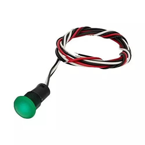APEM PB SW, ILLUM, SPST-NO, 2A, 28V, WHT, IXR3W13W