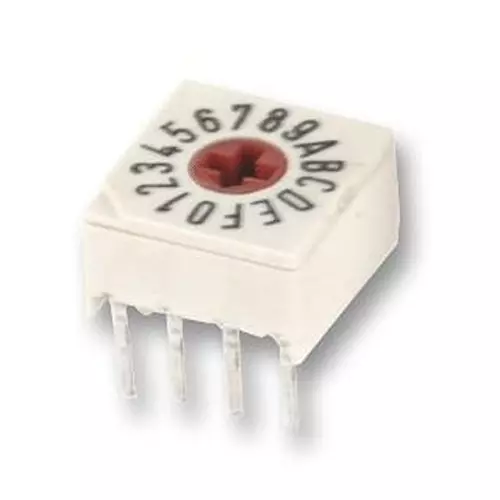 APEM SWITCH, PCB, CROSS HEAD, HEXADECI, P60A703