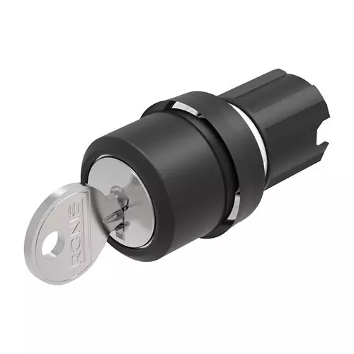 EAO ACTUATOR, KEYLOCK SWITCH, 45-290K.1000.116