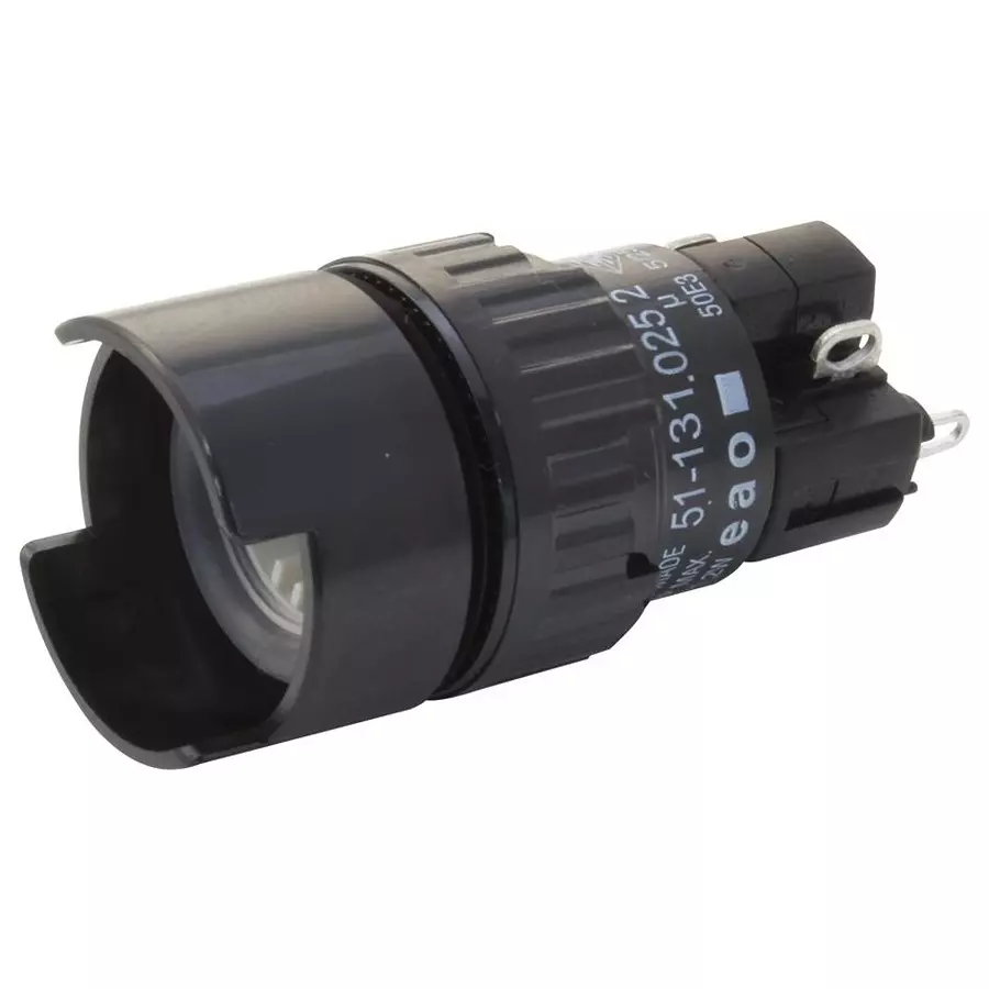 EAO PB SWITCH, ILLUM, SPST-NO/NC, 5A, 250VAC, 51-261.0252
