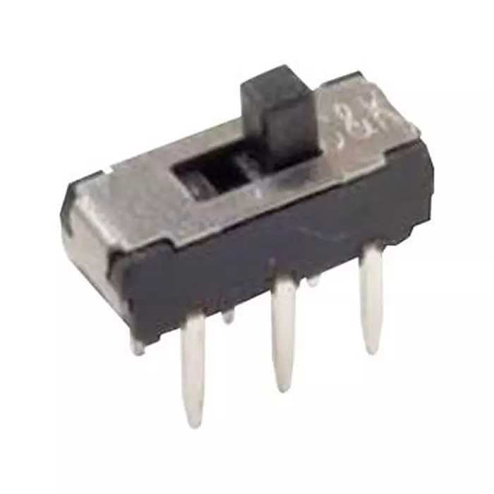 C&K COMPONENTS Slide Switch, Spdt, 0.3A, 6VDC, SMD, JS102011JAQN (Pack of 10 Pcs)
