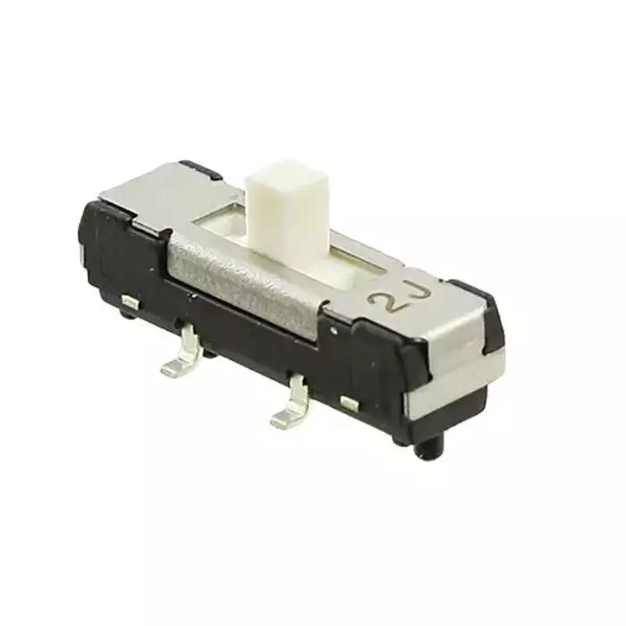 NIDEC COPAL ELECTRONICS GMBH Surface Mount Slide Switch SP 200 mA, CL-SB-13B-02T (Pack of 500)