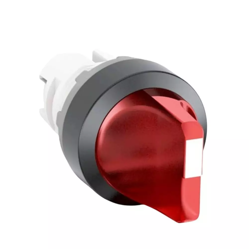 ABB M2SS1 Series 2 Position Selector Switch Head, 22.5mm Cutout, 1SFA611200R1101 M2SS1-11R