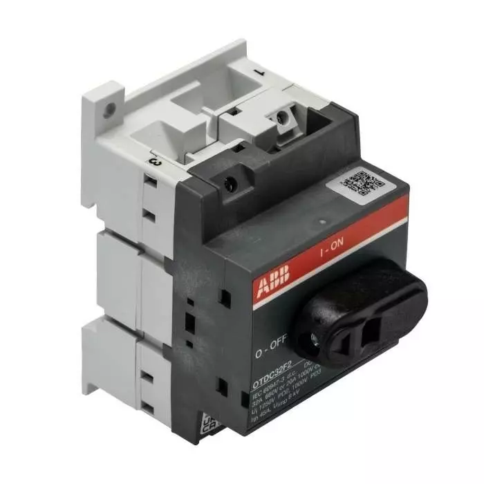 ABB 2P Pole Isolator Switch - 32A Maximum Current, IP20, OTDC32F21SCA121456R1001