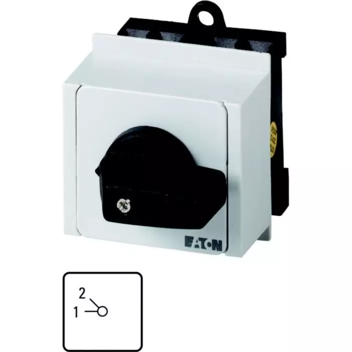 EATON 3P 2 Position 45° Multi Step Cam Switch, 690 V (Volts), 20A, Toggle Actuator, 012582 T0-3-15016/IVS