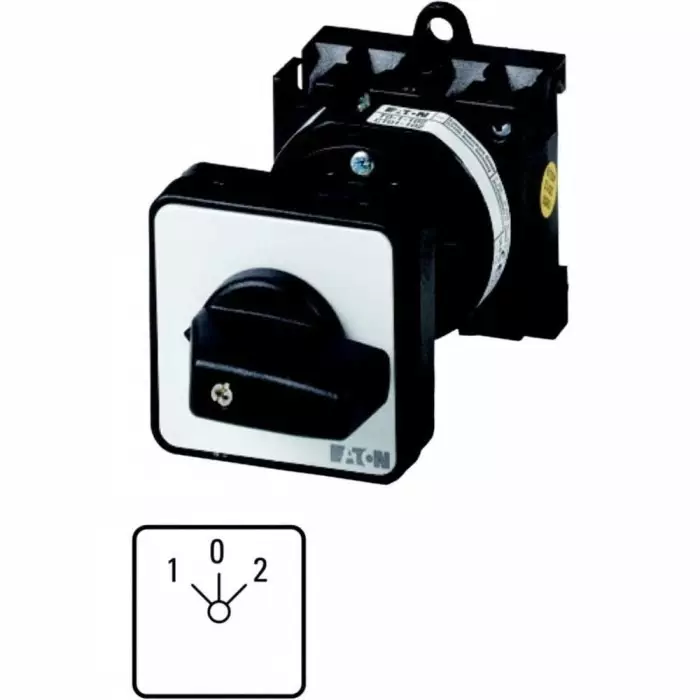 EATON 4P 5 Position 45° Control/Load Cam Switch, 690 V (Volts), 20A, Toggle Actuator, 012253 T0-2-99/Z