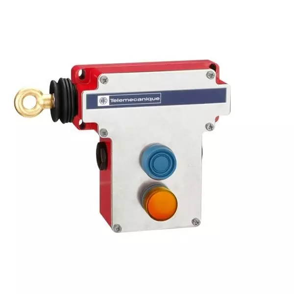 Telemecanique Cable Pull Switch 3 Amp, 270 mA 250 V DC Non-Illuminated 2 NO + 2 NC, XY2CE2A296