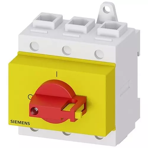 Siemens Panel Mount Discon Switch 3PST Non-Illuminated 125 Amp, 982-3LD28300TK13