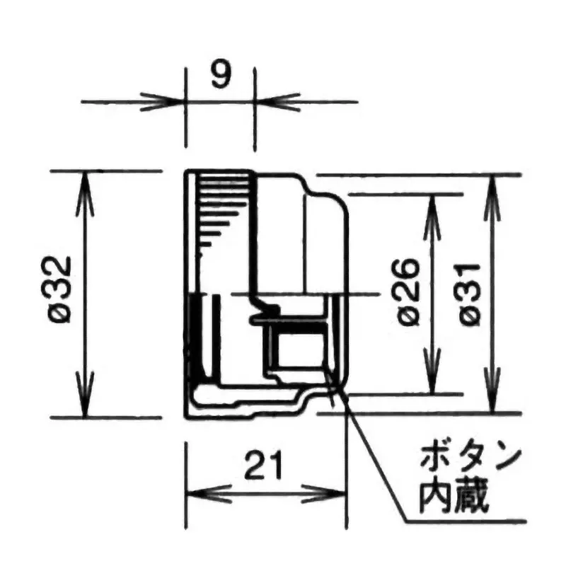IDEC Push Button Rubber Cover for For Φ22 TW series protruding buttons, OCW-11G