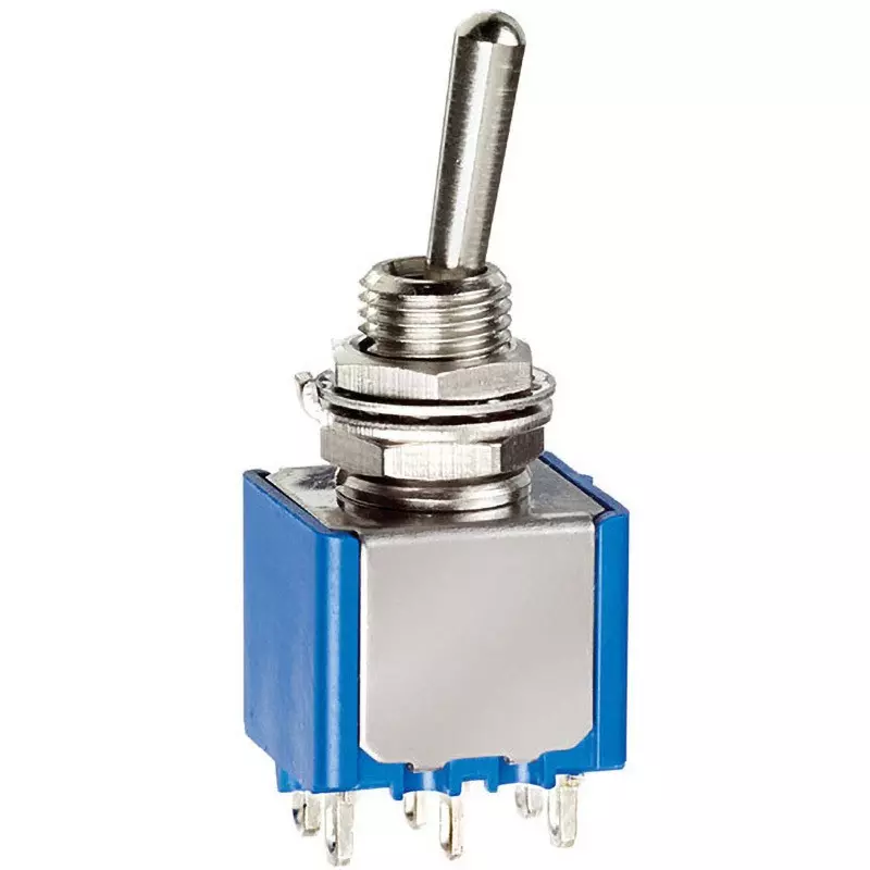 IDEC 5000 Series + Small Toggle Switch On Off On 2-Pole Double Throw, 5649Ab