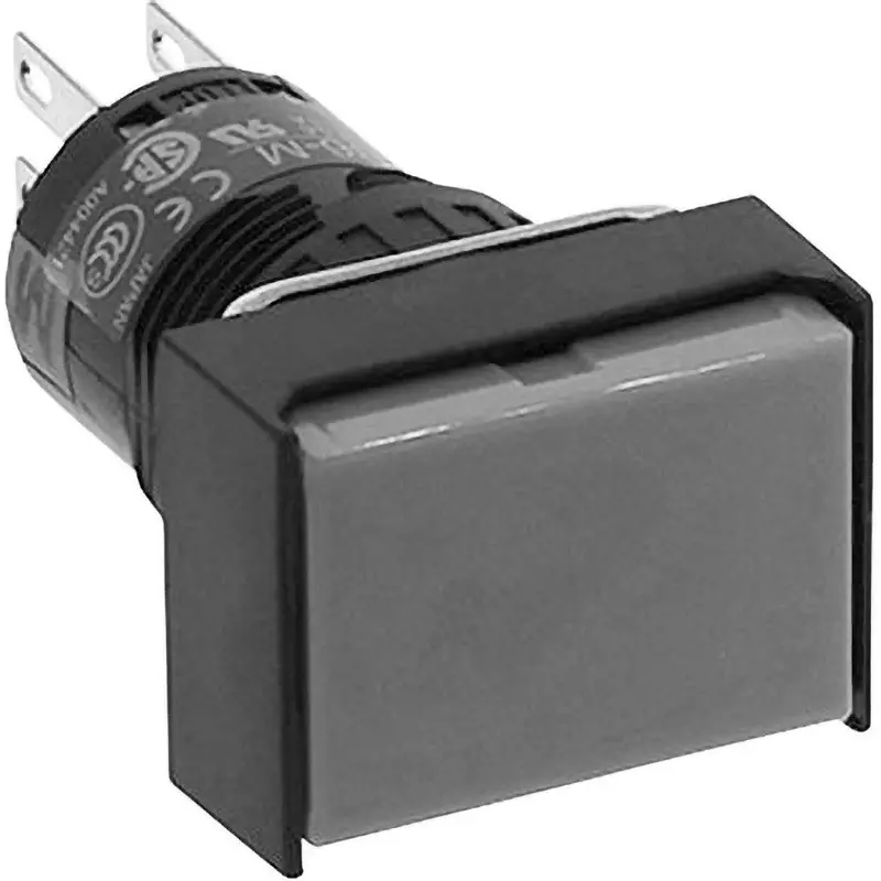 IDEC A6 Series Push Button Switch (Long Square) 1C Non-Illuminated , Ab6H-M1Pg