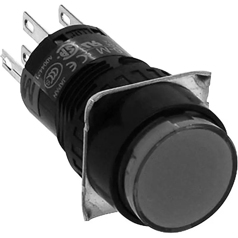 IDEC A6 Series Illuminated Pushbutton Switch (Round) 1C Solder Terminal Led, Al6M-M11Y