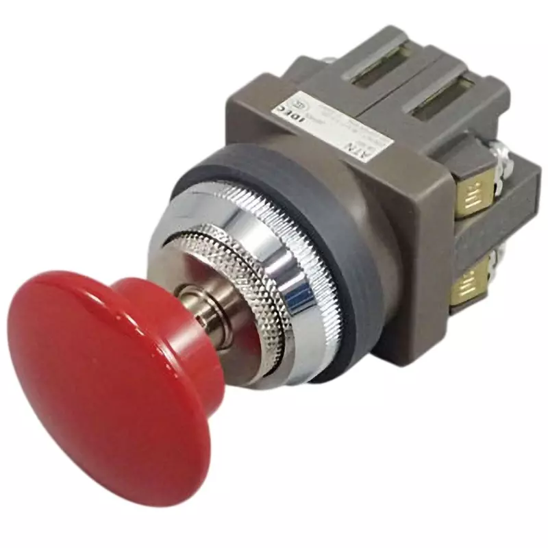 IDEC Push Button Switch (Large Push-Pull Type) 1A1B Screw Terminal Red, Atn2111R