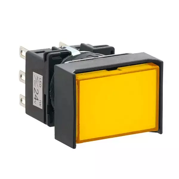 IDEC 16 LB Series Push Button Switch (Long Square) 1C Printed Circuit Board Terminal, LB3B-A1T1VLY