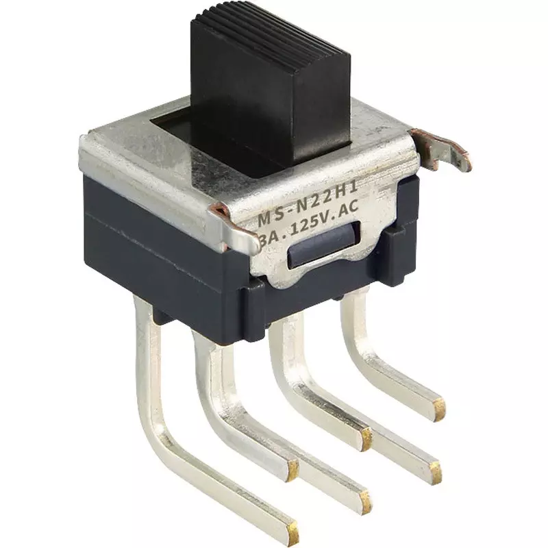 NKK SWITCHES Slide Switch 2 Pole, MS-N23H4A