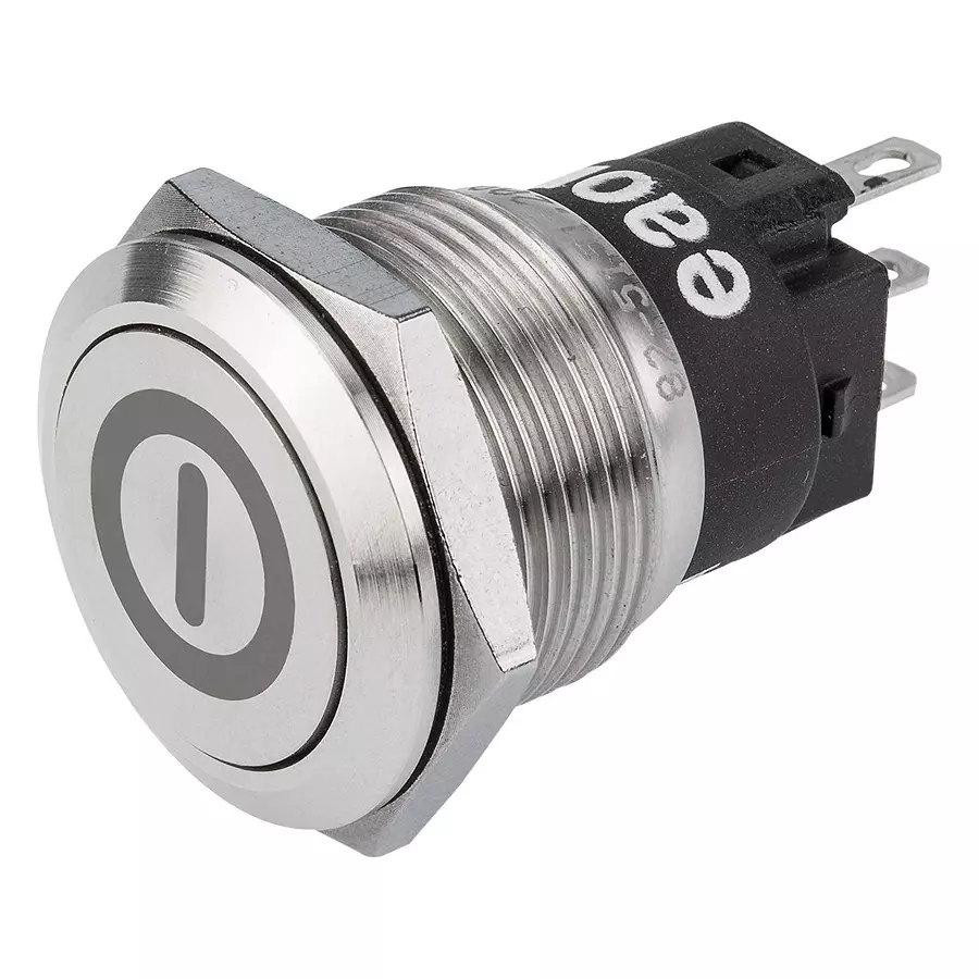 EAO VANDAL RESISTANT SW, SPDT, 5A/120VAC, QC, 82-5151.2000.B001