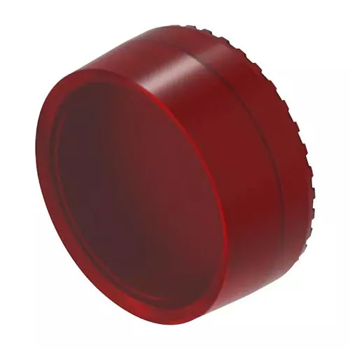 EAO ROUND LENS, RED, PLASTIC, 704.611.2