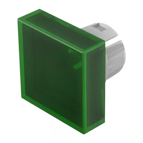 EAO SQUARE LENS, GREEN, PLASTIC, 61-9321.5