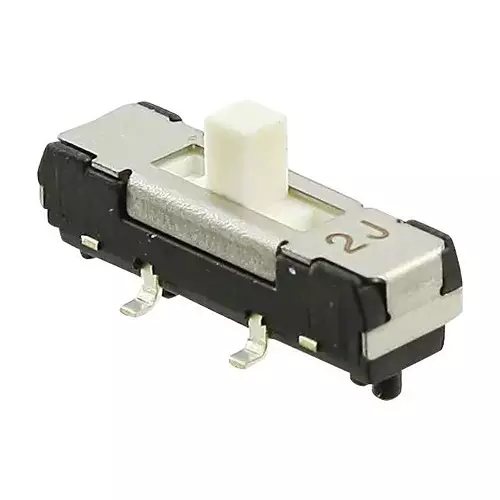 NIDEC COMPONENTS SLIDE SWITCH, SP3T, 0.2A, 12VDC, SMD, CL-SB-13B-02T (Pack of 10)