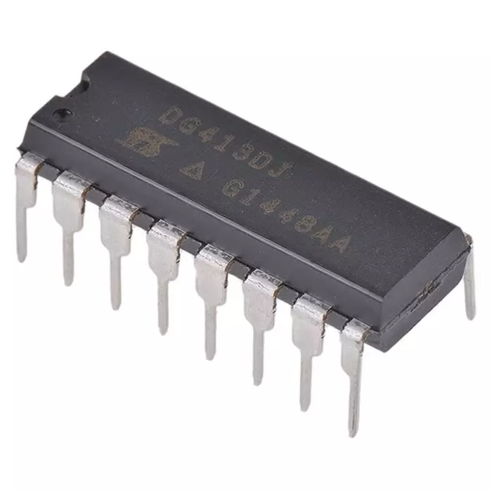 Vishay Analogue Switch Quad SPST 15, 18, 24 & 28 V 16-Pin PDIP, DG413DJ-E3