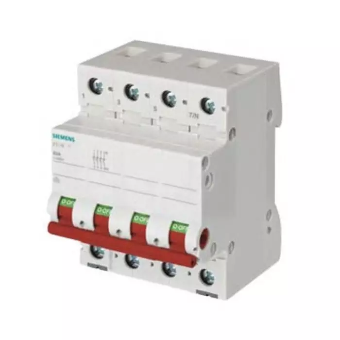 Siemens 3P Pole Isolator Switch - 100A Maximum Current, 5TL1691-1