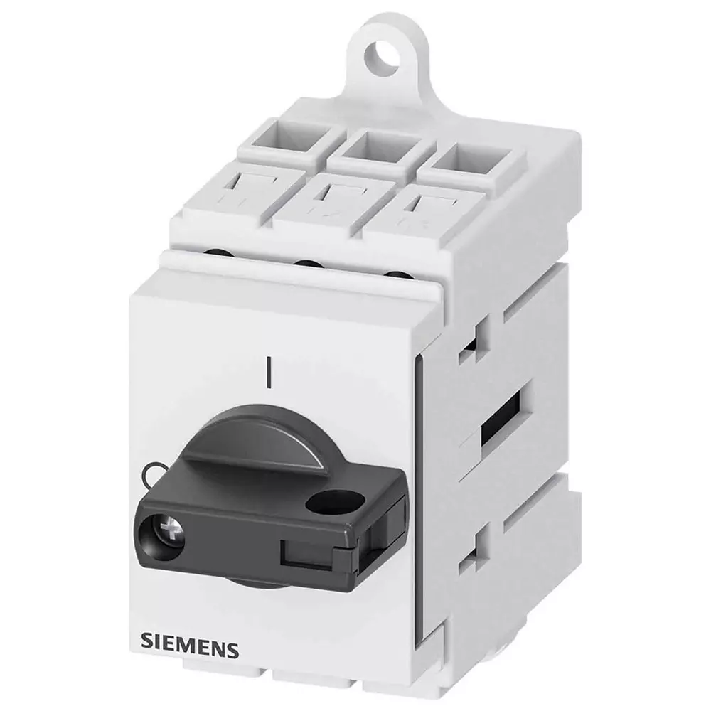 Siemens 3 Pole DIN Rail Isolator Switch - 32A Maximum Current, 3LD3230-0TK11
