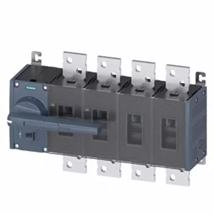 Siemens 4 Pole Fixed Switch Disconnector - 1000A Maximum Current, 710kW Power Rating, IP00, IP20, 3KD5042-0RE10-0