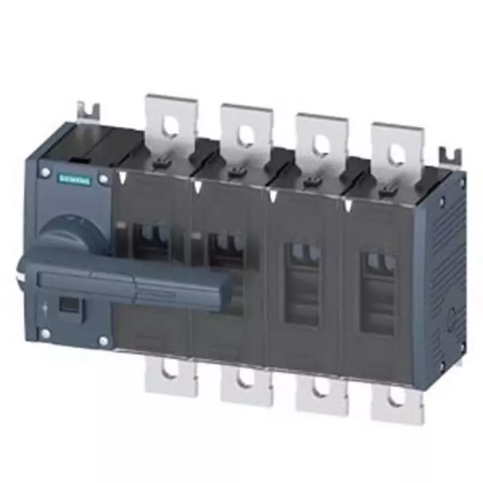 Siemens 4 Pole Fixed Switch Disconnector - 1000A Maximum Current, 710kW Power Rating, IP00, IP20, 3KD5042-0QE10-0