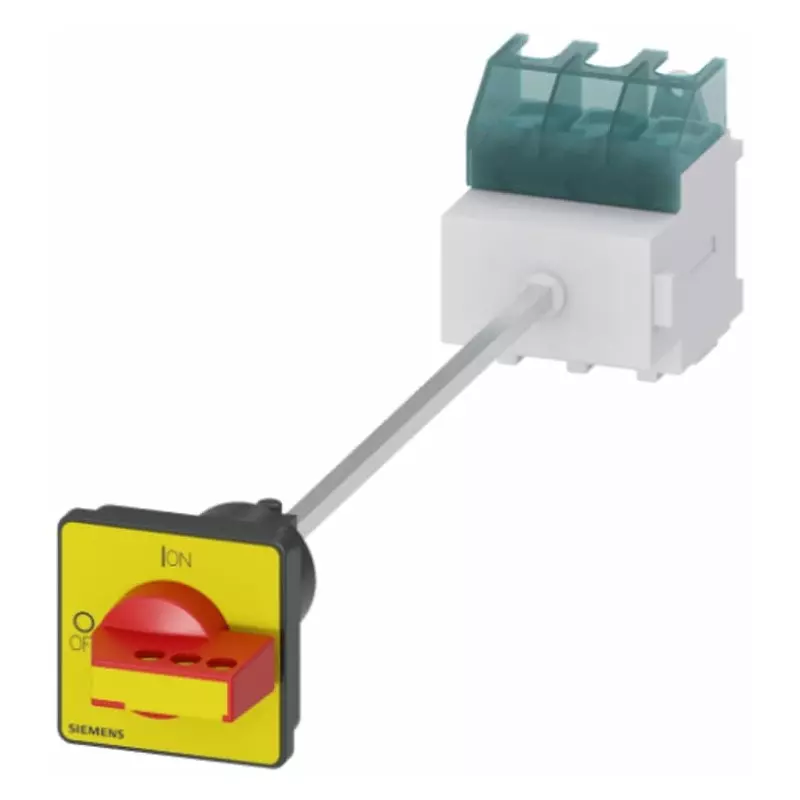 Siemens 3P Pole Panel Mount Non-Fused Switch Disconnector - 63A Maximum Current, 22kW Power Rating, IP65, 3LD2517-0TK13