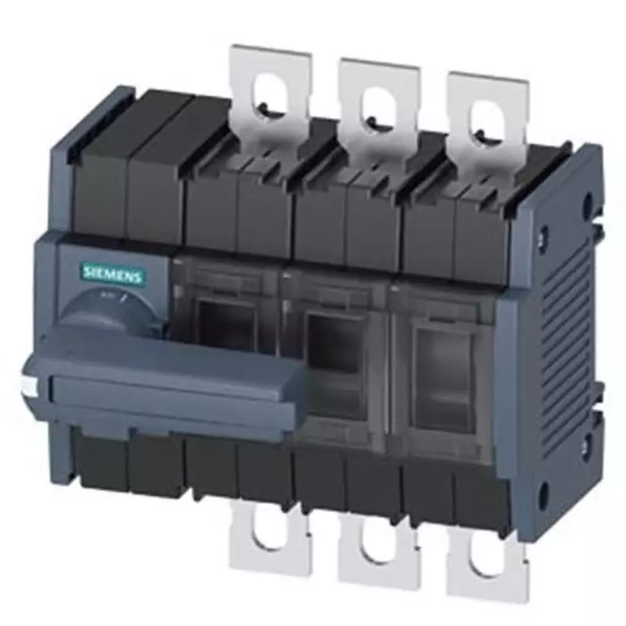 Siemens 3 Pole DIN Rail Switch Disconnector - 250A Maximum Current, 110kW Power Rating, IP00, IP20, 3KD3832-0NE10-0
