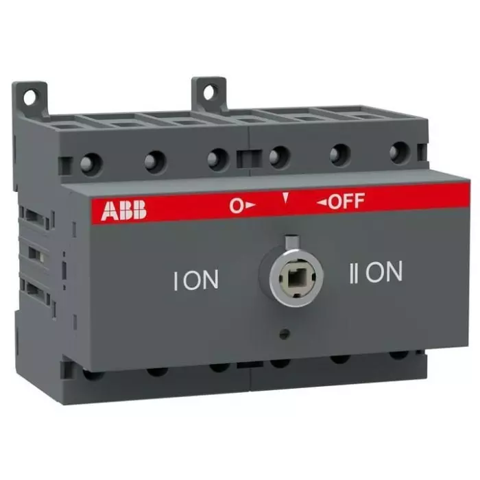 ABB 3P Pole Isolator Switch - 63A Maximum Current, 22kW Power Rating, IP20, 1SCA105338R1001
