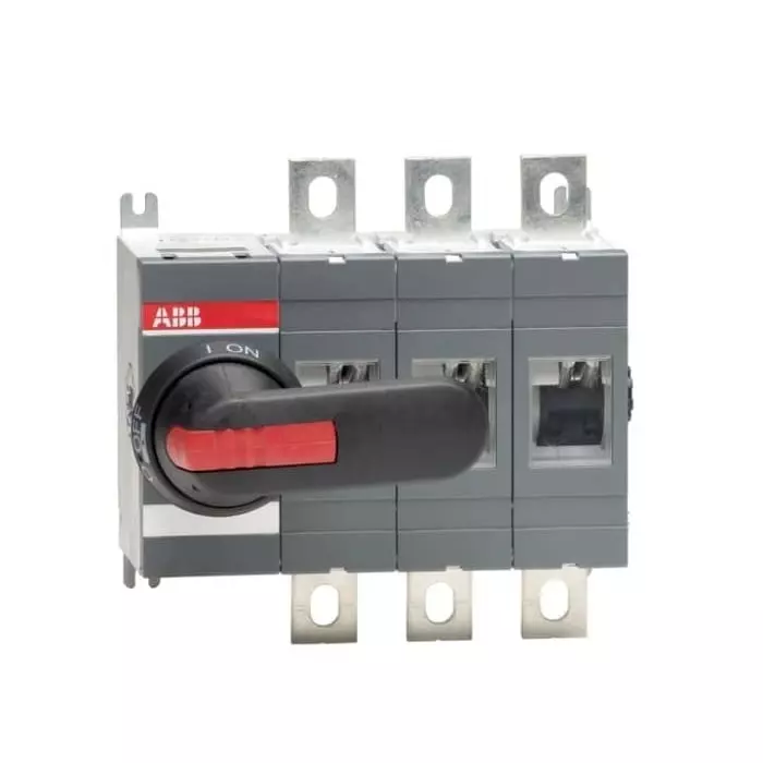 ABB OT Pole Base Mounting Switch Disconnector - 315A Maximum Current, 315kW Power Rating, IP65, 1SCA022718R8510 OT315E03P