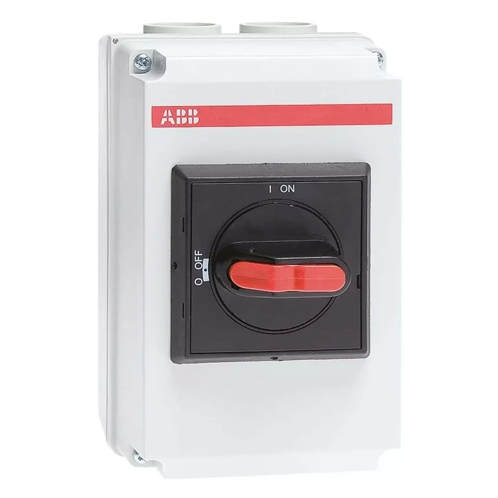 ABB 3P Pole Panel Mount Isolator Switch - 16A Maximum Current, OTDCP16S12M1SCA125153R1001
