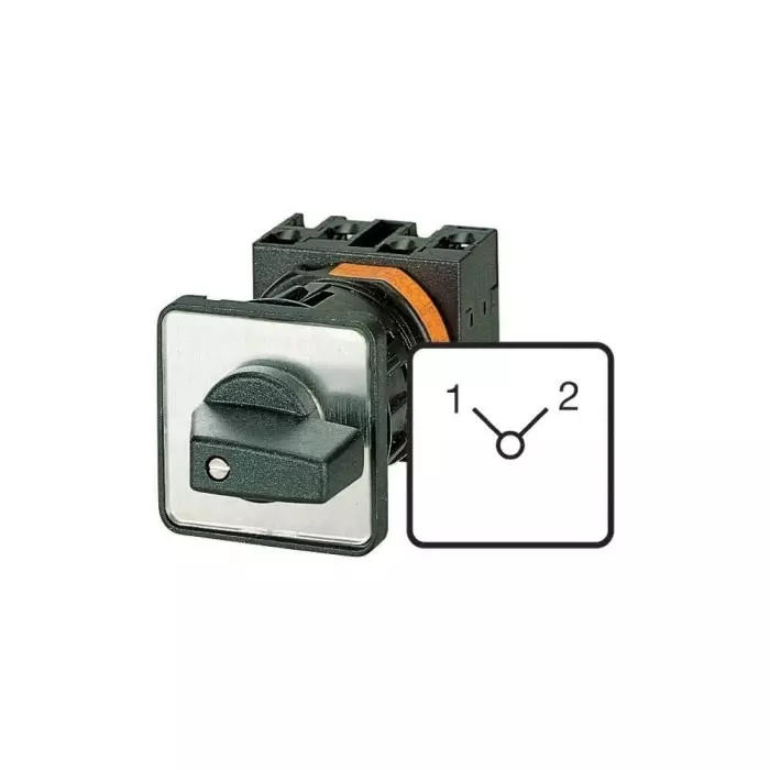EATON 4P 2 Position 90° Changeover Cam Switch, 690 V (Volts), 32A, Short Lever Actuator, 001070 T3-4-8223/EZ