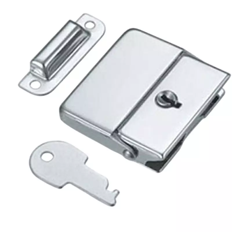 TAKIGEN Square Snap Lock Chrome Plating 29N Tensile Load with Key, C-85