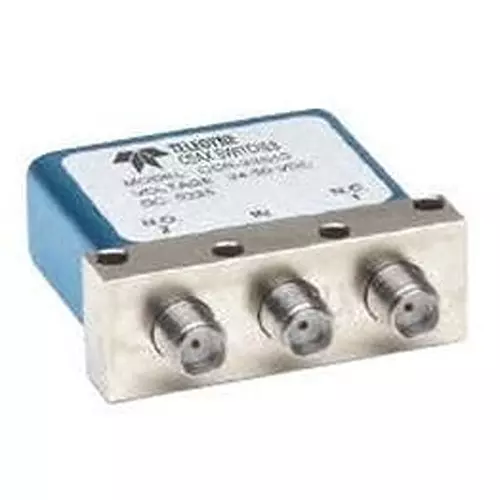 Teledyne Relays Coaxial Switch Connector Termination SPDT 12 V DC, CCR-33S30-T