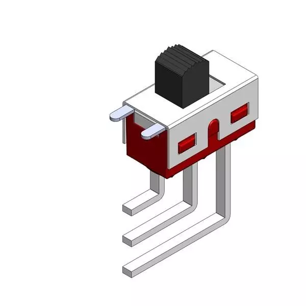 Dailywell Slide Switch Through Hole Mount, 5MS1S102AM7QES