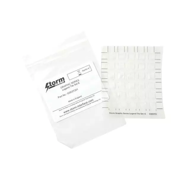 Storm Interface Legend Covers GFX Series for Keypads, GSE0T203