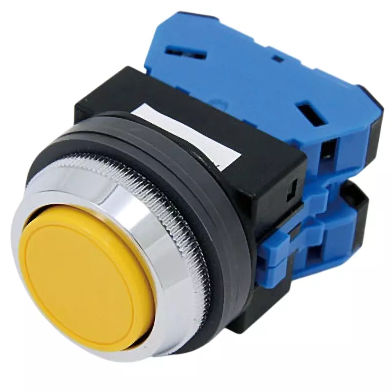 IDEC Pushbutton Switch (Flat Type) 2A M3.5 Screw Terminal Non-Illuminated, Abn120Y