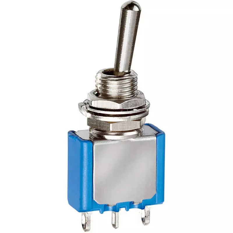 IDEC 5000 Series + Small Toggle Switch On Off On Single Pole Double Throw, 5639Ab