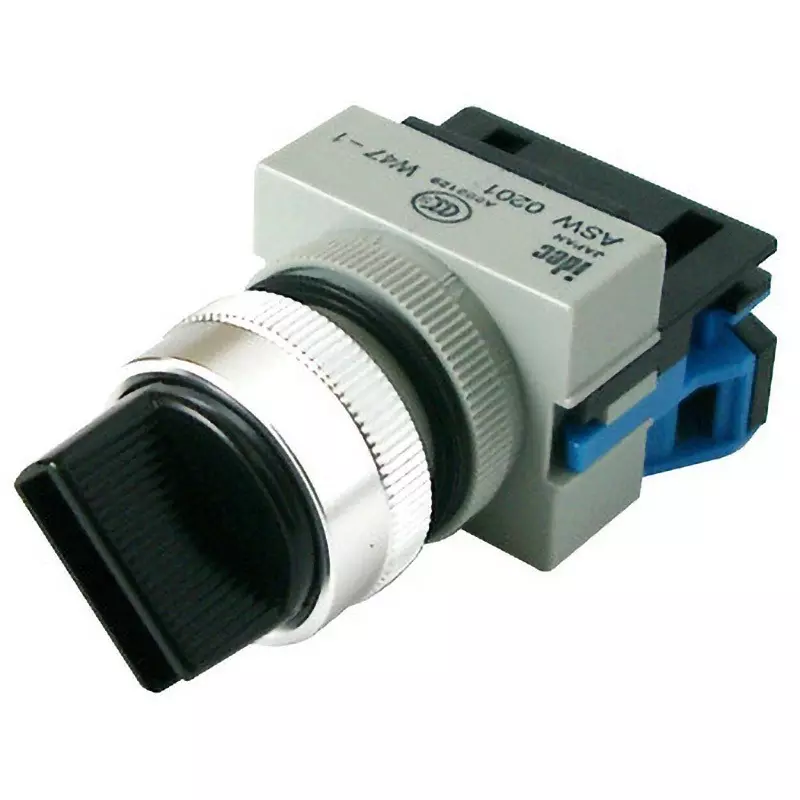 IDEC Dia. 22 Tw Series Asw Type / Arrow Handle Selector Switch Silver 600 V, ASW320-301