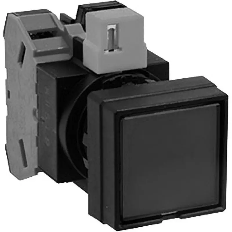 IDEC Hw Series Illuminated Pushbutton Switch (Square Flat Led) (Momentary Type) 1A M3.5 Screw Terminal Led, Hw2L-M110Q4Pw