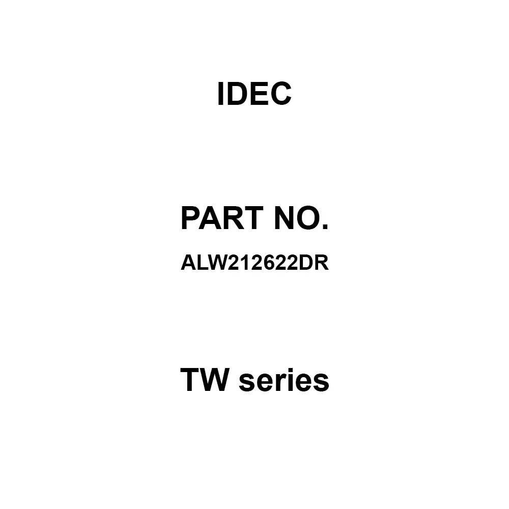 IDEC TW Series 2A2B M3.5 Screw Terminal 600 V, ALW212622DR
